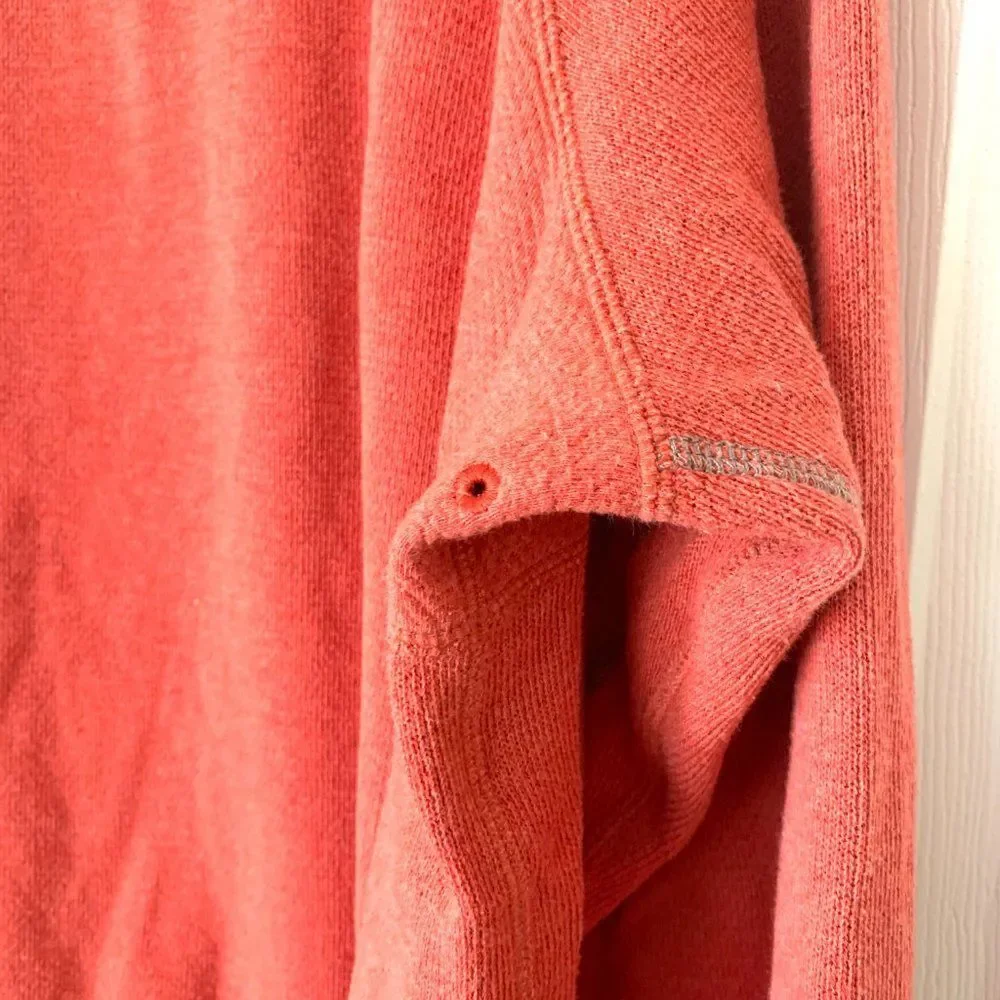 TOMMY BAHAMA SALMON Unusual Light Fleece Quarter Zip Top Sz XL